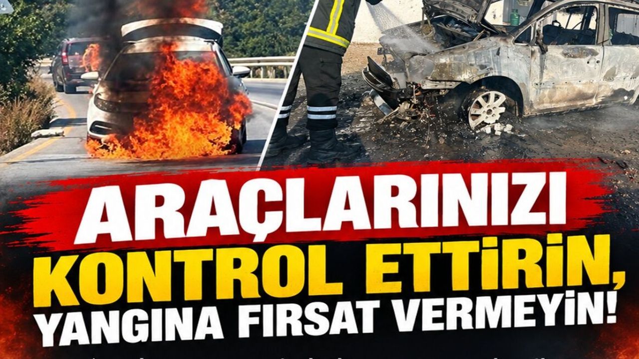 North Cyprus police set out steps to take during a vehicle fire